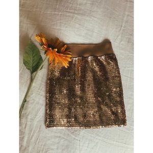 Lily White Sequin Skirt